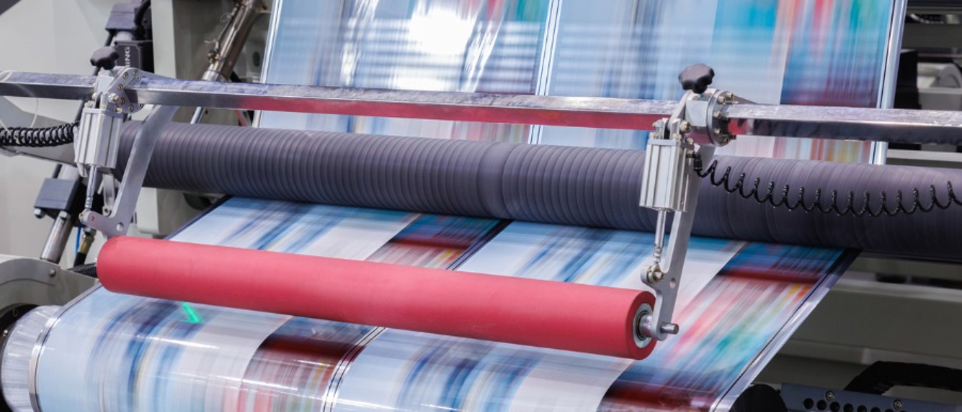 Manufacturing machine in motion
