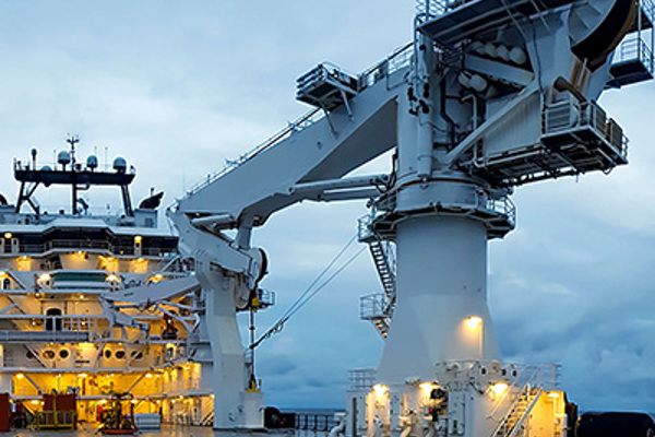 Deck of commercial marine operation